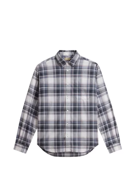 Košulja Woolrich karirana bijela