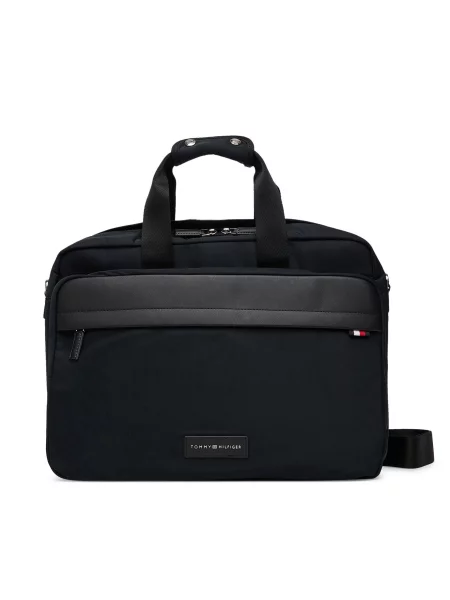 Τσάντα για laptop Tommy Hilfiger Th Nylon Workbag μαύρο