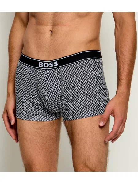 BOSS BLACK Chiloți boxer Print negru