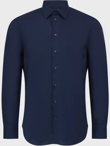 Рубашка Emporio Armani синяя