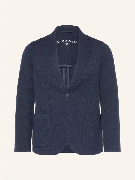 Circolo Žerzejové Sako Slim Fit tmavě modrá