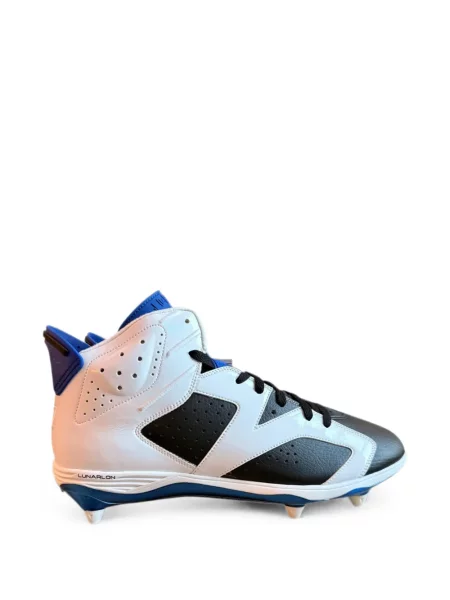 Sneakerși Jordan cu șireturi din dantelă alb