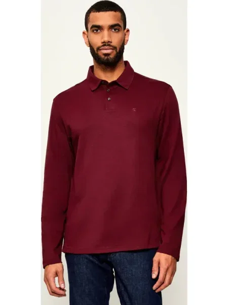 Calvin Klein Tricou polo Vișiniu bordo