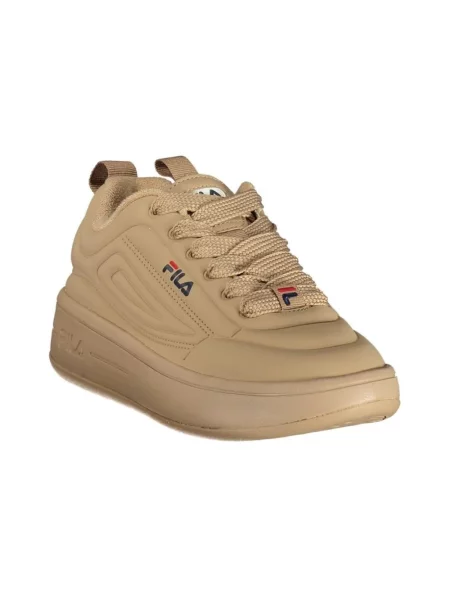 Sneakersy Fila brązowe
