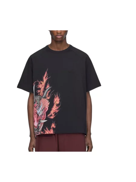 T-shirt Graphic Short Sleeve T-Shirt Black XL czarna