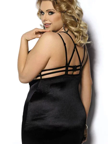 Эротический пеньюар с трусиками Комплект_Anais_Desita чорна