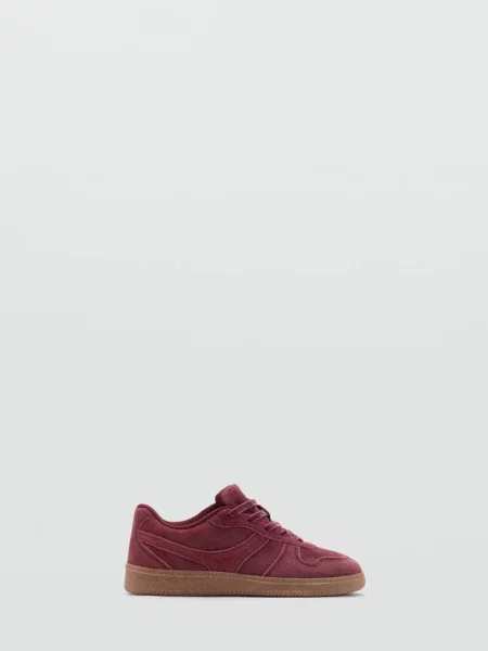 Buty sportowe skóra burgund Dzieci 38 MANGO KIDS