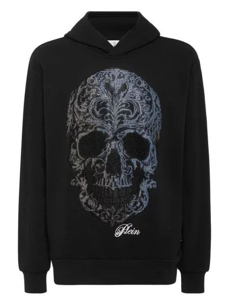 Hanorac cu glugă Philipp Plein negru