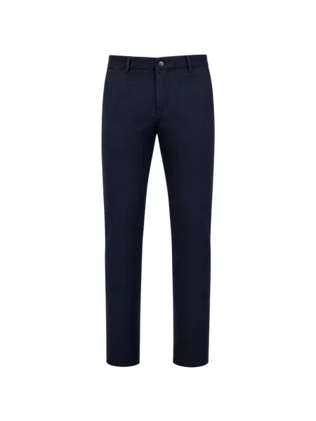 Pantaloni chino Borghese elegante albastru