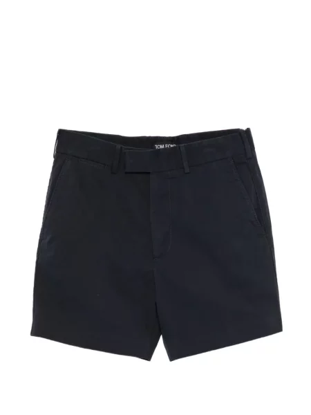 Pantaloni scurți Tom Ford din țesătură twill albastru