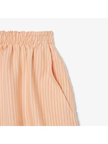 Lacoste Szorty Oversize pomarańczowe