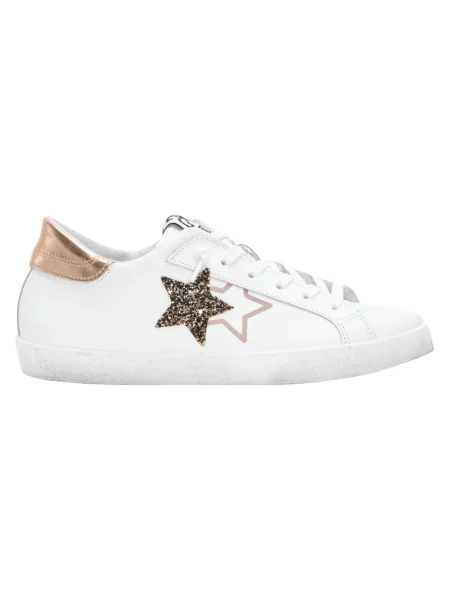 Sneakersy 2star zamszowe białe