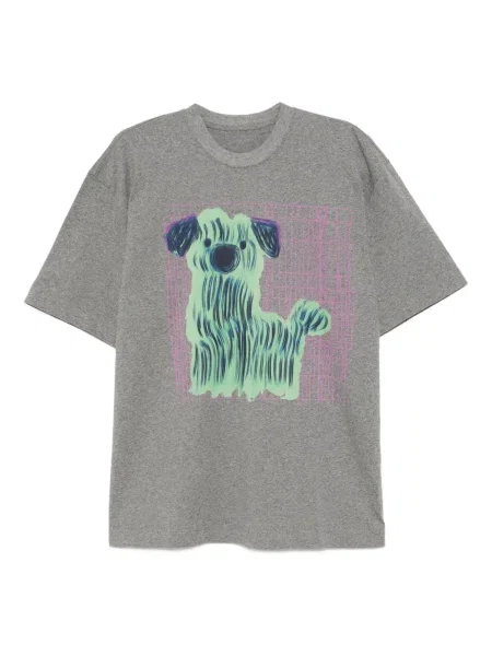 Tricou Jnby cu imagine gri