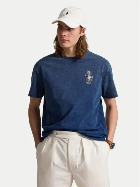Polo Ralph Lauren Marškinėliai Tamsiai mėlyna