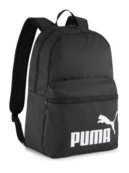 PUMA Nahrbtnik PHASE črna bela