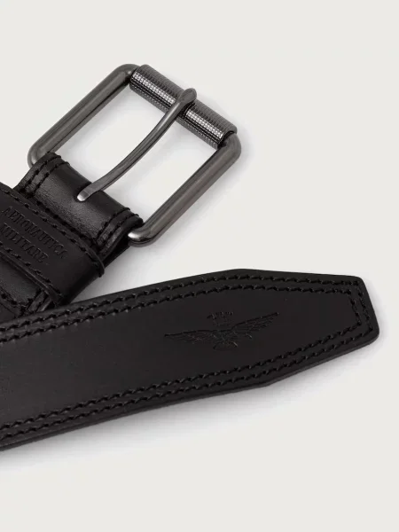Aeronautica Militare curea de piele negru