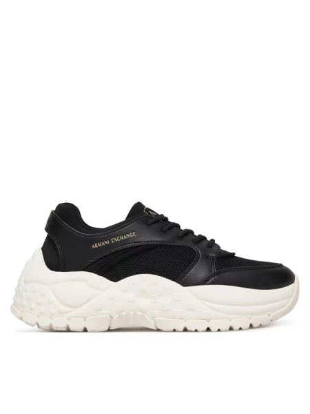 Sneakersy Armani Exchange czarne