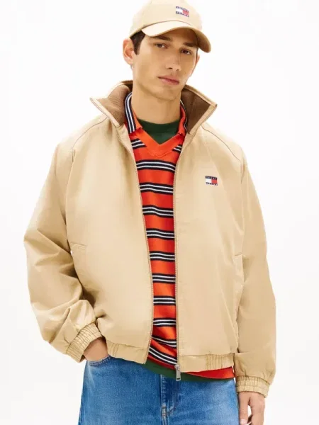 Tommy Jeans Geacă ESSENTIAL bej