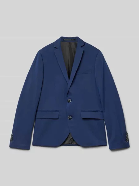 Marynarka z kołnierzem z połami model SOLAR' Jack & Jones niebieska
