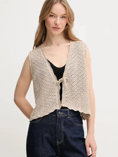 Hoss Intropia kamizelka lekki beżowy