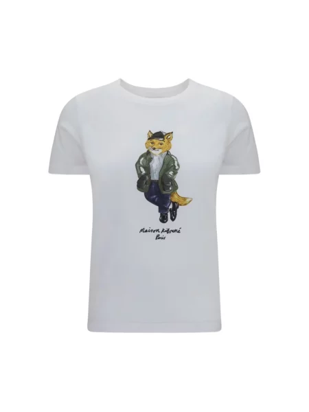 Koszulka Maison Kitsune biała