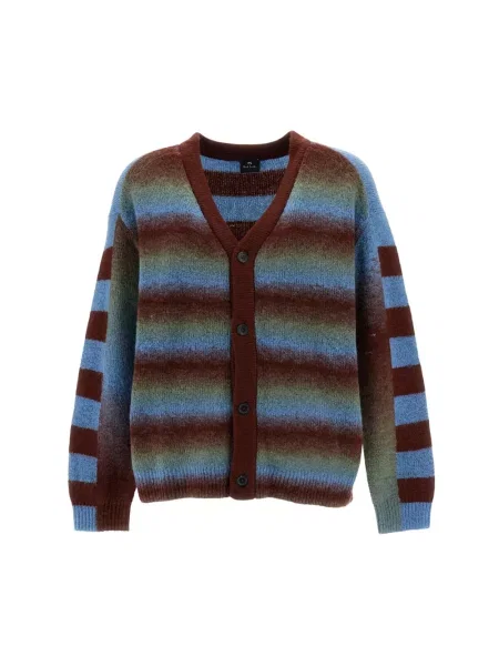 Kardigan Paul Smith z wełny merino niebieski