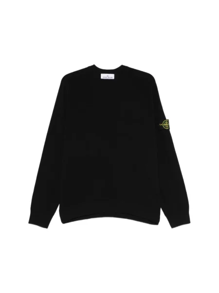 Sweter Stone Island z kamieniami czarny