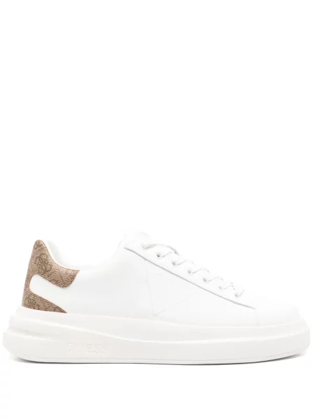 Sneakerși Guess alb