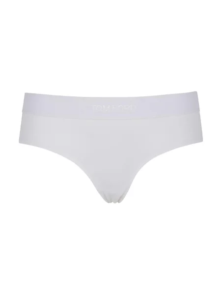 Stringi Tom Ford z logo białe