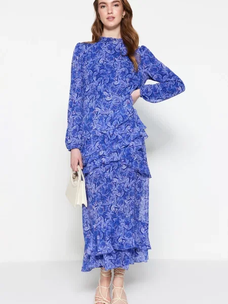 Rochie Trendyol din șifon albastru