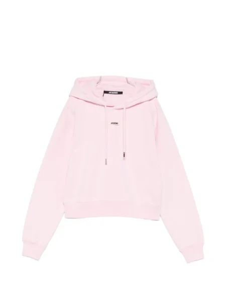 Bluza z kapturem Jacquemus różowa