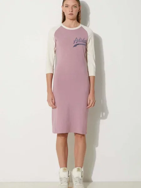 Rochie mini Adidas Originals violet