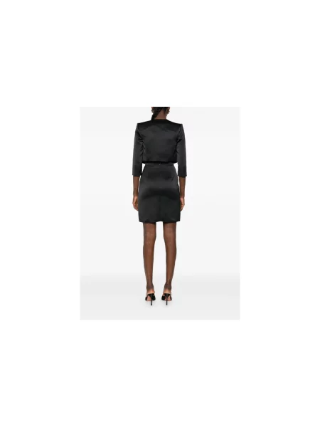 Elisabetta Franchi De satin rochie + jachetă negru