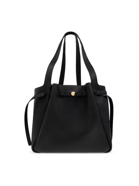 Shopperka Tory Burch skórzana czarna