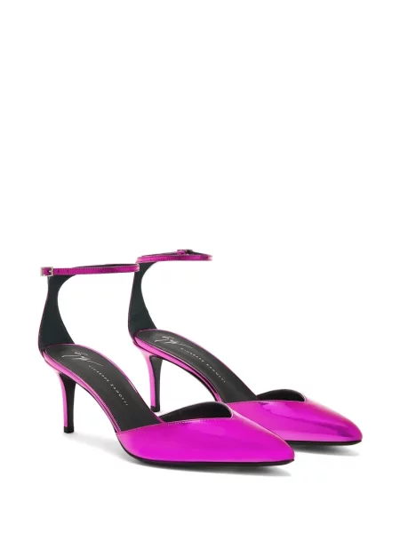 Pantofi cu toc Giuseppe Zanotti din piele roz