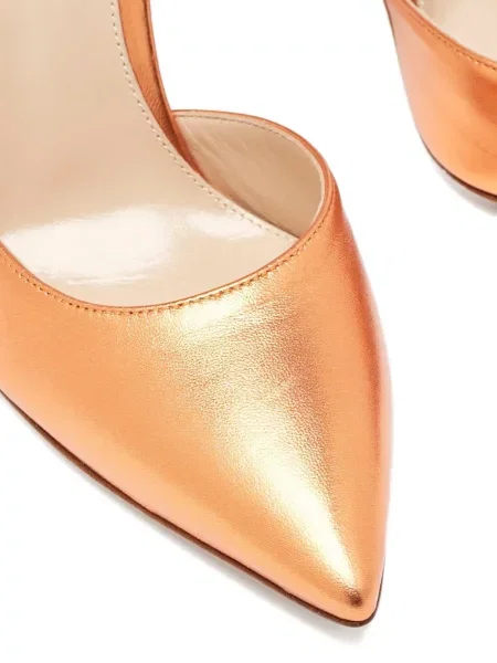 Pantofi cu toc Gianvito Rossi portocaliu