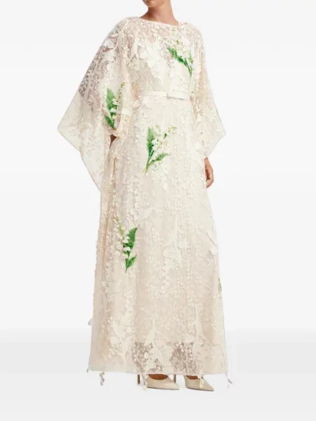 Rochie maxi Leo Lin cu model floral