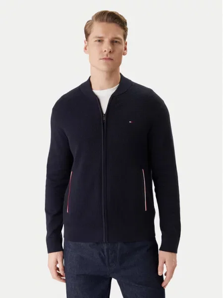 Tommy Hilfiger Kardigan Granatowy