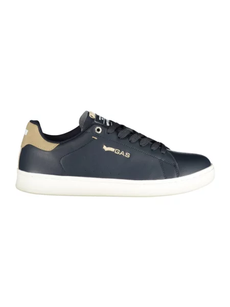 Sneakersy Gas skórzane niebieskie