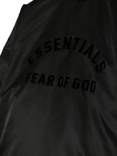 Kurtka bomber dziecięcy Fear Of God Essentials czarny