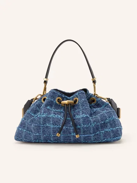 Jimmy Choo Torba Typu Pouch Bon Bon W Stylu Jeansowym blau niebieska