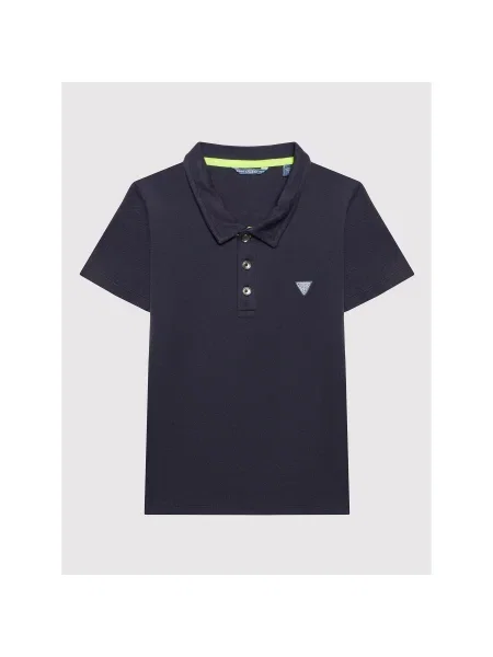 Guess Pólóing Regular Fit sötétkék