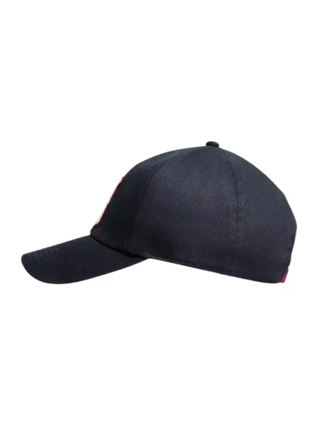 Czapka z daszkiem Moncler niebieska