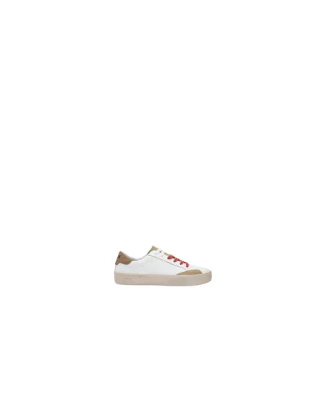 Sneakersy Sun68 skórzane w miejskim stylu białe