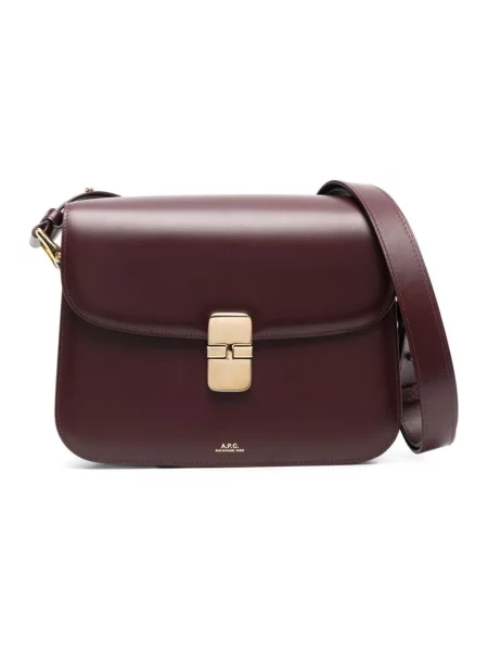 Torba A.p.c. skórzana czerwona