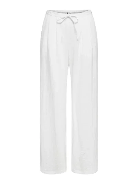 ONLY Pantaloni cutați ONLITA' alb