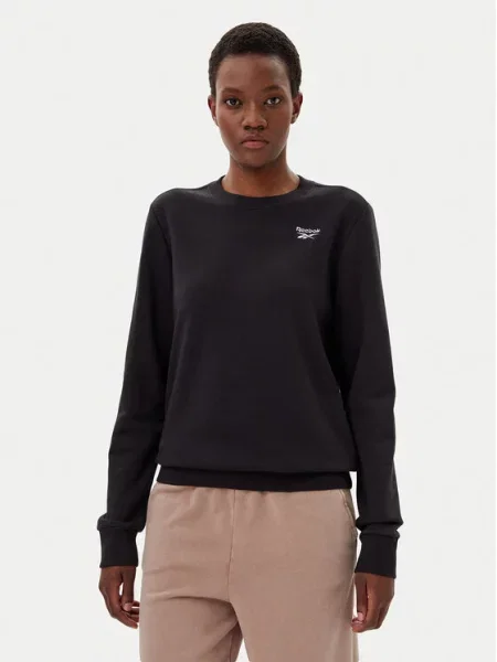 Світшот Reebok Identity Small Logo French Terry Crew чорний