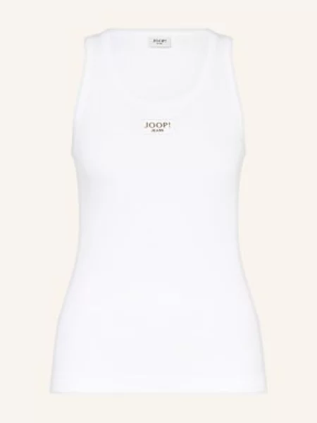 Top Joop! Jeans biały