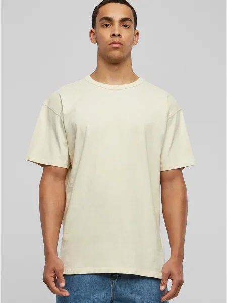 Majica Urban Classics s kratkimi rokavi bež