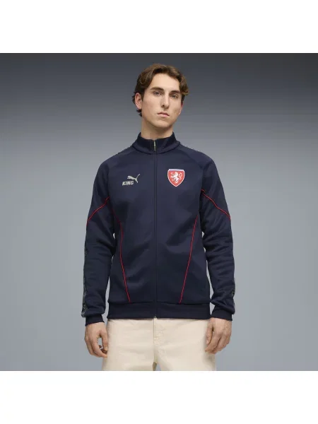 PUMA kurtka reprezentacji Czech KING Anthem Akcesoria S niebieski